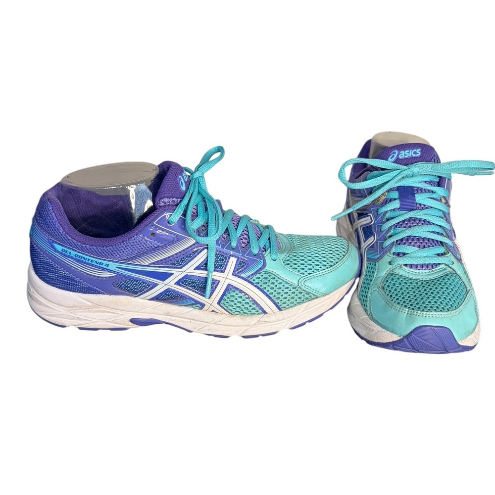 Asics Gel-Contend 3 Womens Running‎ Shoes Teal Purple T5F9N Size 8
